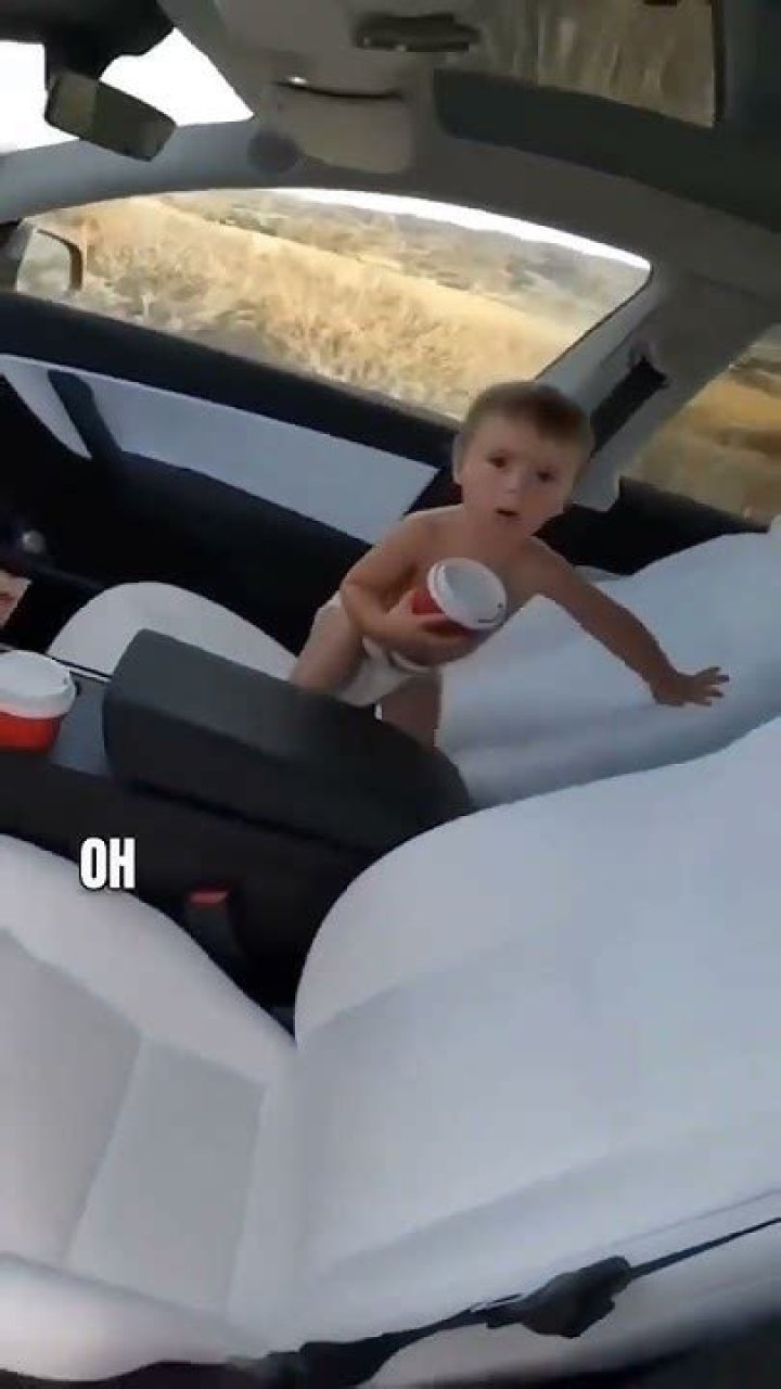 Biker Finds Abandoned Baby In Tesla