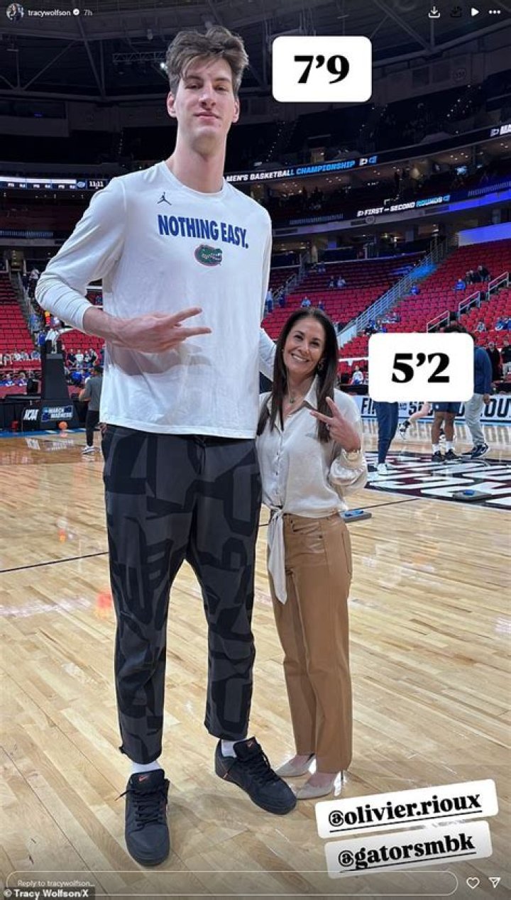 How tall is Tracy Wolfson