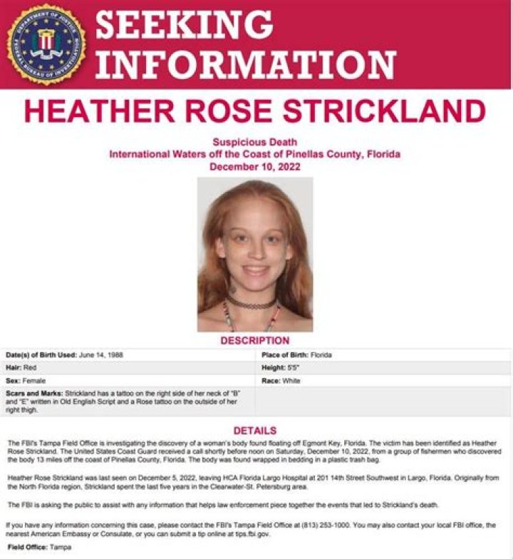 What happened to Heather Rose Strickland? Florida woman found in trash bag identified by officials